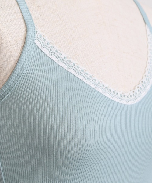 PUNYUS(プニュズ)の「キャミソール(キャミソール・レディース・サックスブルー/ブラック/ホワイト・1/2/3/4/5)」の9枚目の写真