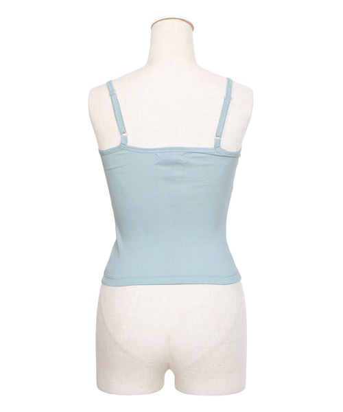 PUNYUS(プニュズ)の「キャミソール(キャミソール・レディース・サックスブルー/ブラック/ホワイト・1/2/3/4/5)」の8枚目の写真