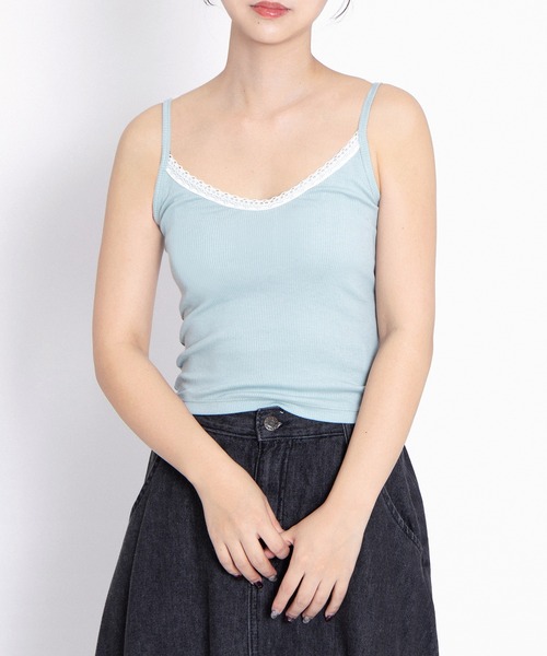 PUNYUS(プニュズ)の「キャミソール(キャミソール・レディース・サックスブルー/ブラック/ホワイト・1/2/3/4/5)」の14枚目の写真