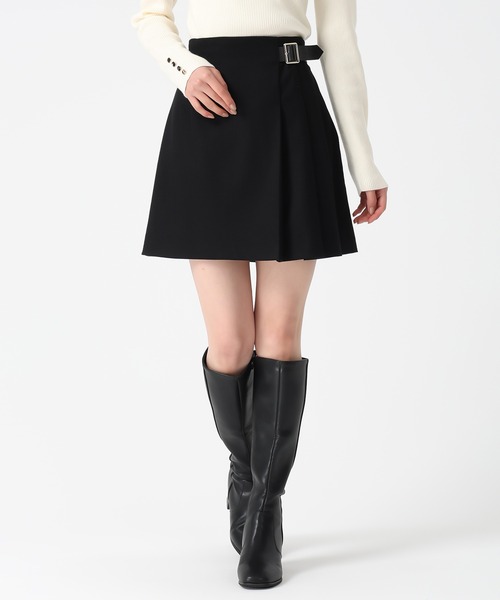 31 Sons de mode（トランテアン　ソン　ドゥ　モード）の「2025秋冬新作 バックルプリーツスカパン（その他パンツ・レディース・チャコールグレー/ブラック/ブラウン・S/M）」の11枚目の写真