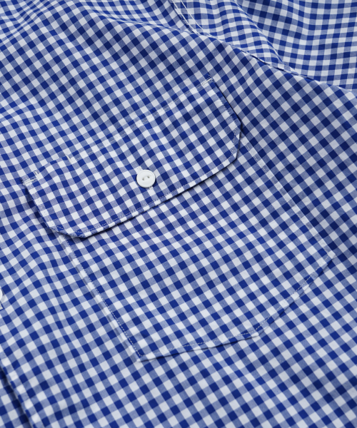 FRIZMWORKS(フリズムワークス)の「EASE GINGHAM CHECK SHIRT _ BLUE(シャツ/ブラウス・メンズ・その他・MEDIUM/LARGE/X-LARGE/SMALL)」の5枚目の写真
