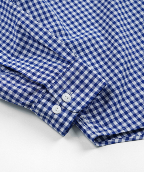 FRIZMWORKS(フリズムワークス)の「EASE GINGHAM CHECK SHIRT _ BLUE(シャツ/ブラウス・メンズ・その他・MEDIUM/LARGE/X-LARGE/SMALL)」の6枚目の写真
