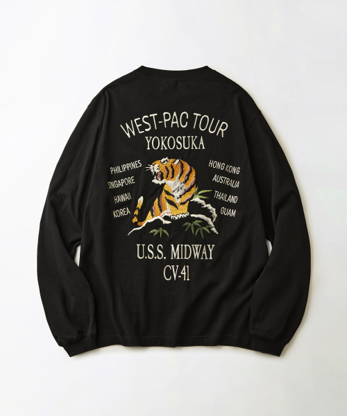 OUTSTANDING(アウトスタンディング)の「MIL SERIES LONG SLEEVE(MID WAY)_BLACK(Tシャツ/カットソー・メンズ・その他・SMALL/MEDIUM/LARGE)」の11枚目の写真
