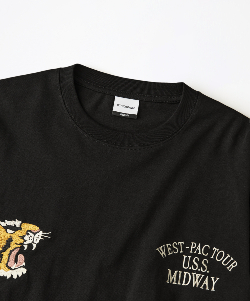 OUTSTANDING(アウトスタンディング)の「MIL SERIES LONG SLEEVE(MID WAY)_BLACK(Tシャツ/カットソー・メンズ・その他・SMALL/MEDIUM/LARGE)」の10枚目の写真