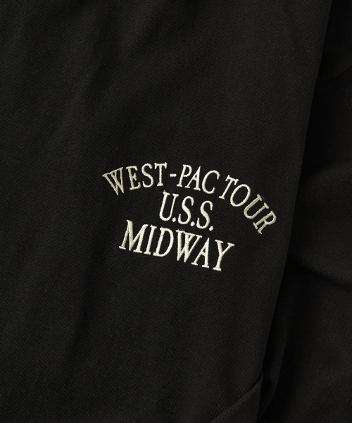 OUTSTANDING(アウトスタンディング)の「MIL SERIES LONG SLEEVE(MID WAY)_BLACK(Tシャツ/カットソー・メンズ・その他・SMALL/MEDIUM/LARGE)」の8枚目の写真