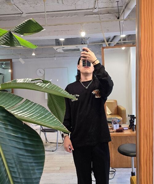 OUTSTANDING(アウトスタンディング)の「MIL SERIES LONG SLEEVE(MID WAY)_BLACK(Tシャツ/カットソー・メンズ・その他・SMALL/MEDIUM/LARGE)」の2枚目の写真