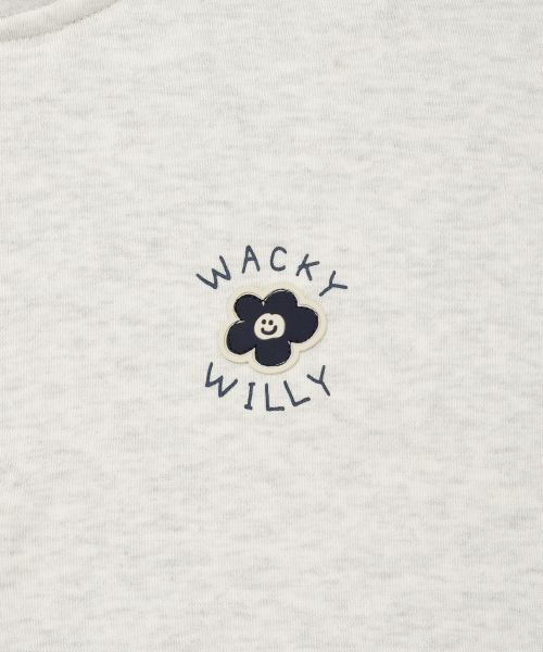 Wacky WiLLy(ワッキーウィリー)の「ウィメンズリリーロングカラーハーフジップオートミール(スウェット・レディース・その他・SMALL/MEDIUM/LARGE)」の5枚目の写真