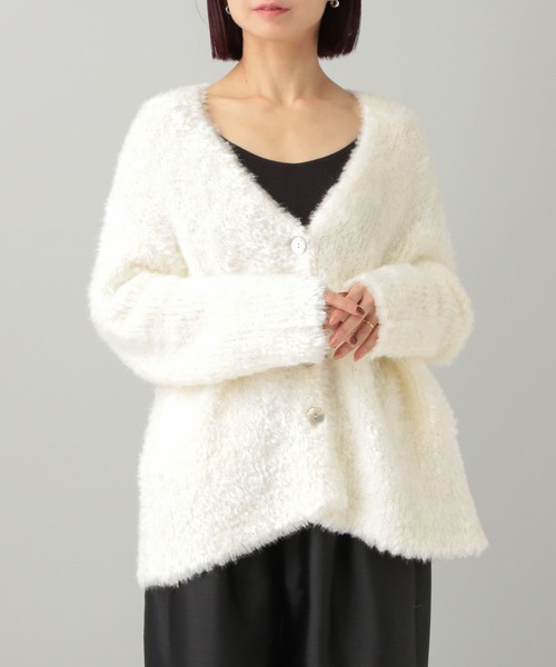 A part by(アパートバイ)の「【一部店舗限定】MOUルーズカーディガン(カーディガン/ボレロ・レディース・ライトベージュ/アイボリー・FREE)」の7枚目の写真