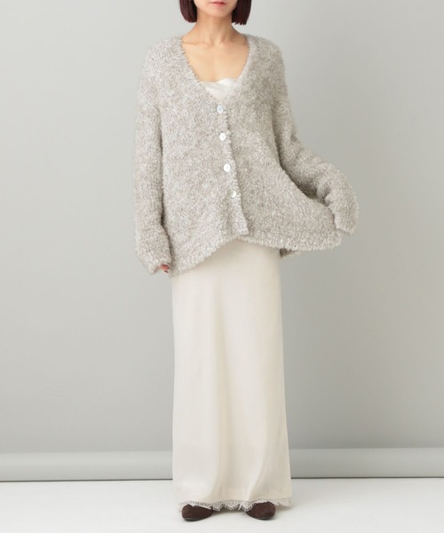 A part by(アパートバイ)の「【一部店舗限定】MOUルーズカーディガン(カーディガン/ボレロ・レディース・ライトベージュ/アイボリー・FREE)」の12枚目の写真