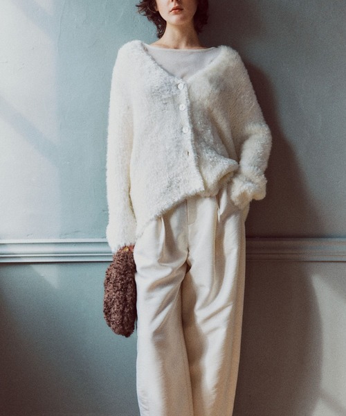 A part by(アパートバイ)の「【一部店舗限定】MOUルーズカーディガン(カーディガン/ボレロ・レディース・ライトベージュ/アイボリー・FREE)」の3枚目の写真