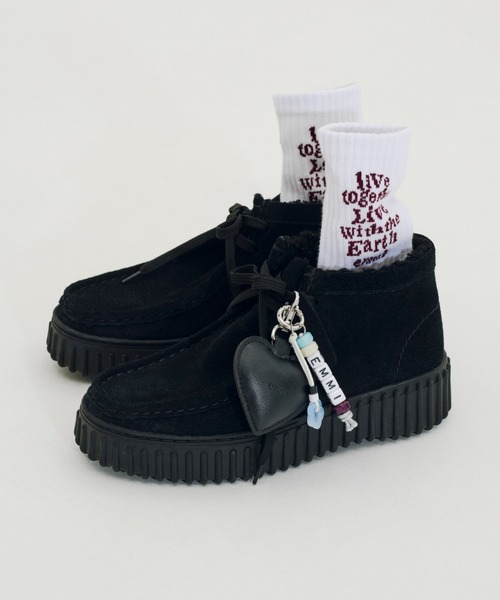 Clarks(クラークス)の「【emmi meets Clarks】 Torhill Moss emmi customize exclusive model 16(ブーツ・レディース・ブラック・22.5/23/23.5/24/24.5)」の1枚目の写真