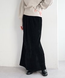 Kastane | 【2サイズ展開/低身長サイズ】ベロアメロウスカート(スカート)