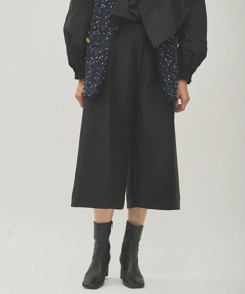 Whim Gazette シルクウールツイルハーフパンツ シルキーハーフパンツ（その他パンツ）｜Whim Gazette（ウィムガゼット