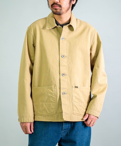 OMNIGOD mens / オムニゴッド] 12oz枷染めデニム カバーオール