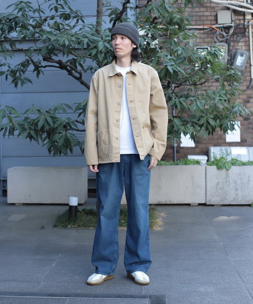 OMNIGOD mens / オムニゴッド] 12oz枷染めデニム カバーオール
