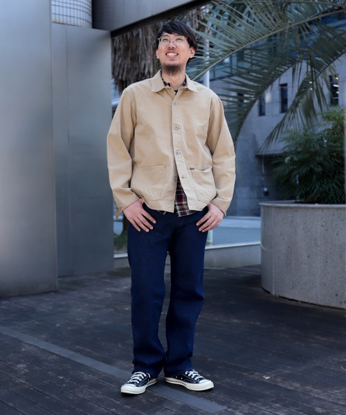 OMNIGOD mens / オムニゴッド] 12oz枷染めデニム カバーオール