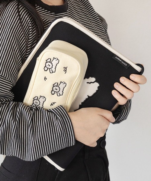 Brunch Brother(ブランチブラザー)の「Romane corp./リトルペパペンケース(その他雑貨・レディース・クリーム/ブラック・0)」の1枚目の写真