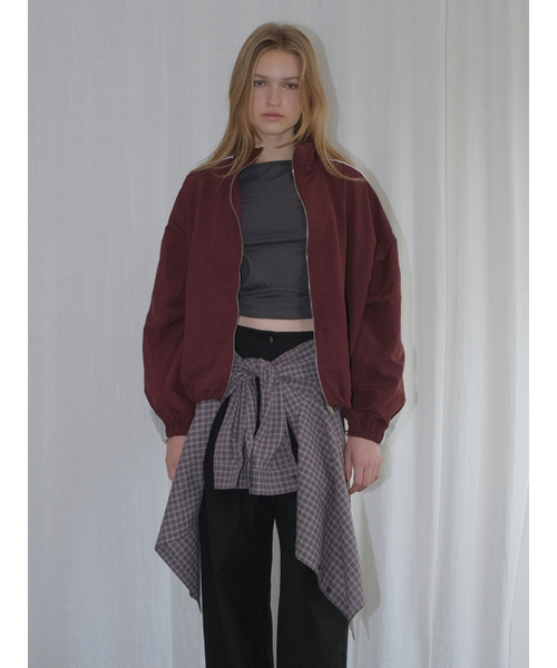 ETMON（エトモン）の「Color Block Wind Jumper, Wine（ナイロンジャケット・レディース・その他・F）」の2枚目の写真