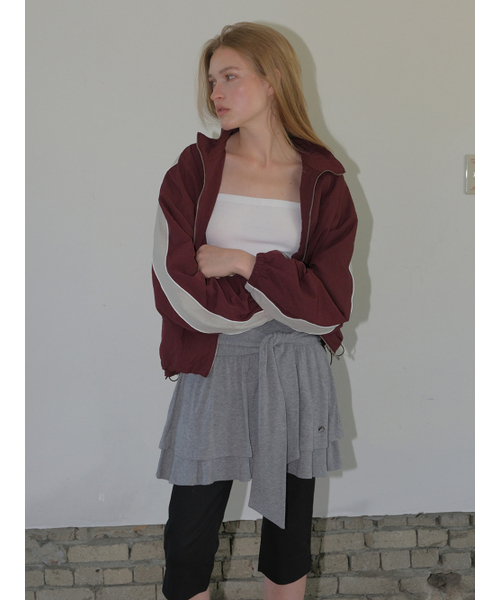 ETMON（エトモン）の「Color Block Wind Jumper, Wine（ナイロンジャケット・レディース・その他・F）」の5枚目の写真