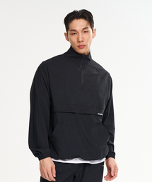 LAZYBEE（レイジービー）の「エアライトストレッチマルチスポーツランニングウィンドブレーカーアノラックジャケットトップス M ブラック（マウンテンパーカー）」