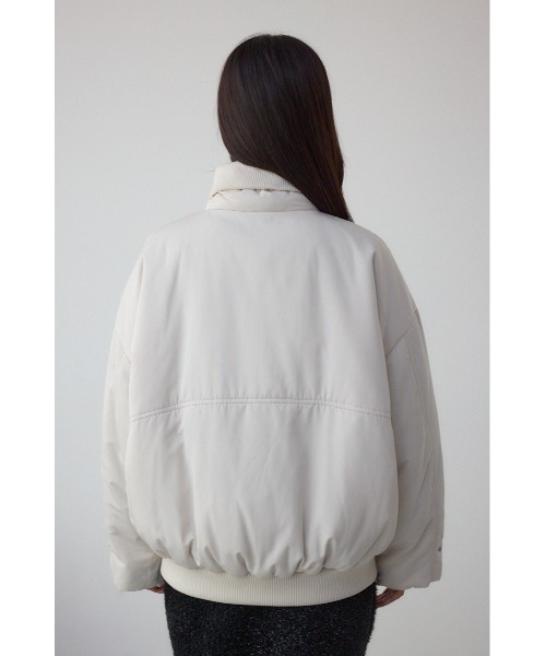 AZUL by moussy(アズールバイマウジー)の「襟リブ中綿ポケットブルゾン(ブルゾン・レディース・アイボリー/ブラック/カーキ・FREE)」の10枚目の写真