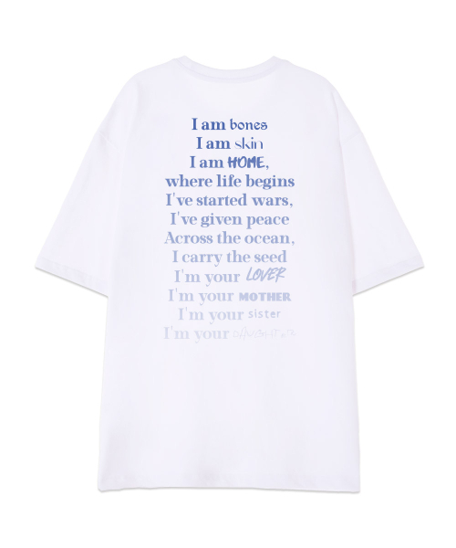 ASTRAL PROJECTION（アストラルプロジェクション）の「[オーバーサイズ]アップル13番手綿ラウンドネック半袖Tシャツ_ホワイト（Tシャツ/カットソー・メンズ・その他・XX-LARGE/LARGE/MEDIUM/X-LARGE）」の2枚目の写真