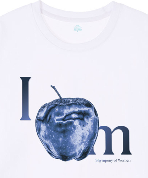 ASTRAL PROJECTION（アストラルプロジェクション）の「[オーバーサイズ]アップル13番手綿ラウンドネック半袖Tシャツ_ホワイト（Tシャツ/カットソー・メンズ・その他・XX-LARGE/LARGE/MEDIUM/X-LARGE）」の3枚目の写真