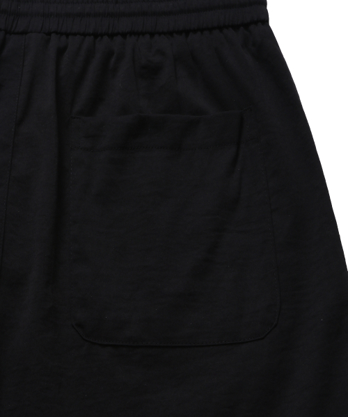 CONNECT KINLOCH(コネクトキンロック)の「コットンサイドバンディングハーフパンツ(ブラック)(その他パンツ・メンズ・その他・MEDIUM/LARGE/X-LARGE)」の2枚目の写真