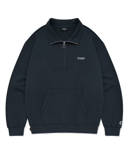COVERNAT(カバーナット)の「デミジハーフジップスウェットネイビー(スウェット・レディース・その他・SMALL/MEDIUM/LARGE/X-LARGE)」の1枚目の写真