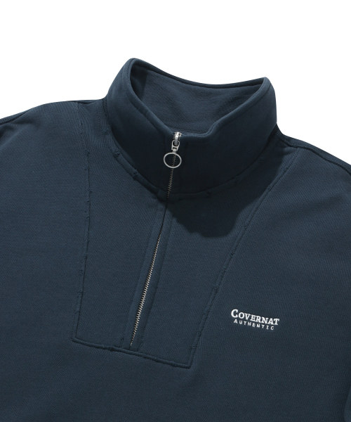 COVERNAT(カバーナット)の「デミジハーフジップスウェットネイビー(スウェット・レディース・その他・SMALL/MEDIUM/LARGE/X-LARGE)」の5枚目の写真