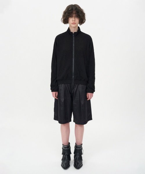 INSILENCE WOMEN(インサイレンスウーマン)の「レースジップアップジャンパー ブラック(その他アウター・レディース・その他・SMALL/MEDIUM)」の2枚目の写真