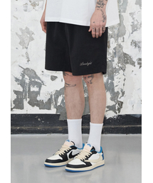 LIMELIGHT APPAREL（ライムライトアパレル）の「アパレルスクリプトロゴナイロンショーツ（ブラック/グレー）（その他パンツ）」