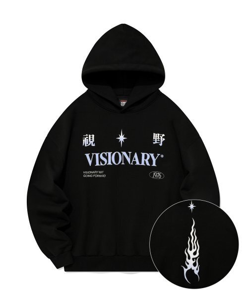 VSW Flame Team Hoodie Black（パーカー）｜VISION STREET WEAR