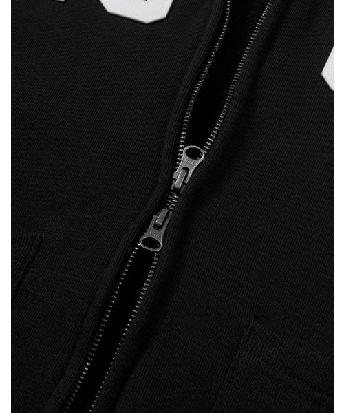 MMLG（エムエムエルジー）の「[Mmlg] CHECK PATTERN HOOD ZIPUP (EVERY BLACK)（パーカー・レディース・その他・MEDIUM/LARGE/X-LARGE/SMALL）」の3枚目の写真