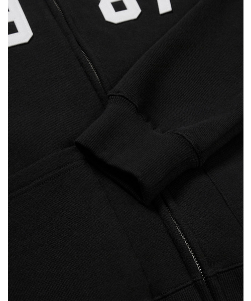 MMLG（エムエムエルジー）の「[Mmlg] CHECK PATTERN HOOD ZIPUP (EVERY BLACK)（パーカー・レディース・その他・MEDIUM/LARGE/X-LARGE/SMALL）」の4枚目の写真