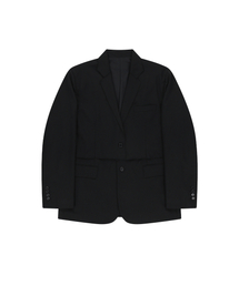 ENDOOR（エンドア）の「Layered blazer (black)（テーラードジャケット）」