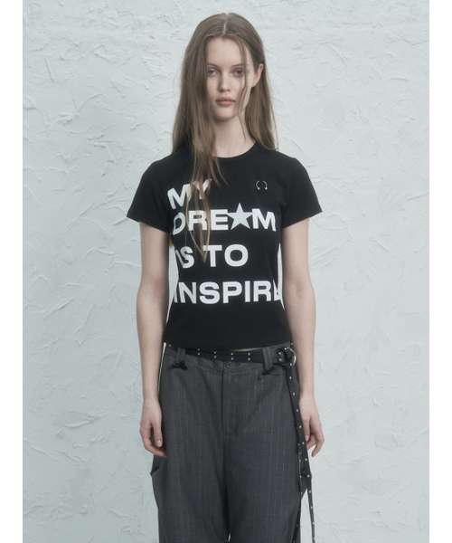 SETUP-EXE(セットアップイーエックスイー)の「DREAM PIERCING TOP / BLACK(Tシャツ/カットソー・レディース・その他・OS)」の1枚目の写真