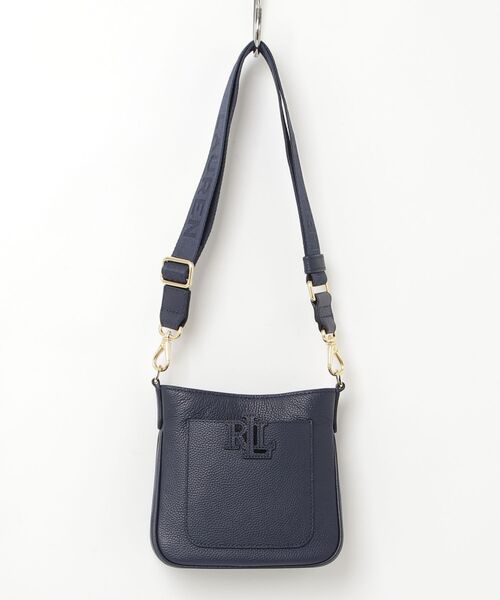 LAUREN RALPH LAUREN(ローレン ラルフ ローレン)の「ペブルド レザー スモール Cameryn クロスボディ(ショルダーバッグ・レディース・ネイビー系1・ONE)」の6枚目の写真