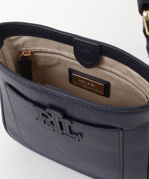 LAUREN RALPH LAUREN(ローレン ラルフ ローレン)の「ペブルド レザー スモール Cameryn クロスボディ(ショルダーバッグ・レディース・ネイビー系1・ONE)」の3枚目の写真