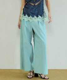 Color Two-Tuck Wide Pants/カラーツータックワイドパンツ