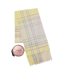 JILL STUART（ジルスチュアート）の「【数量限定】ノベルティ付き カシミヤチェックストール（ストール/ショール）」