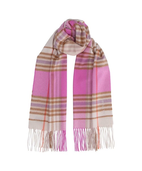 JILL STUART（ジルスチュアート）の「【数量限定】ノベルティ付き カシミヤチェックストール（ストール/ショール・レディース・グリーン/パープル/ピンク/イエロー・FREE）」の9枚目の写真