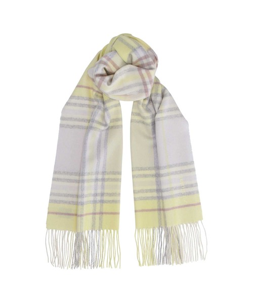 JILL STUART（ジルスチュアート）の「【数量限定】ノベルティ付き カシミヤチェックストール（ストール/ショール・レディース・グリーン/パープル/ピンク/イエロー・FREE）」の12枚目の写真