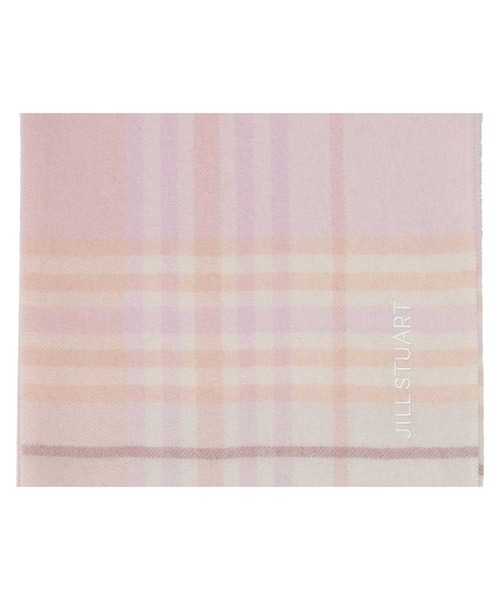 JILL STUART（ジルスチュアート）の「【数量限定】ノベルティ付き カシミヤチェックストール（ストール/ショール・レディース・グリーン/パープル/ピンク/イエロー・FREE）」の7枚目の写真