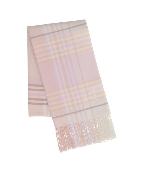 JILL STUART（ジルスチュアート）の「【数量限定】ノベルティ付き カシミヤチェックストール（ストール/ショール・レディース・グリーン/パープル/ピンク/イエロー・FREE）」の5枚目の写真