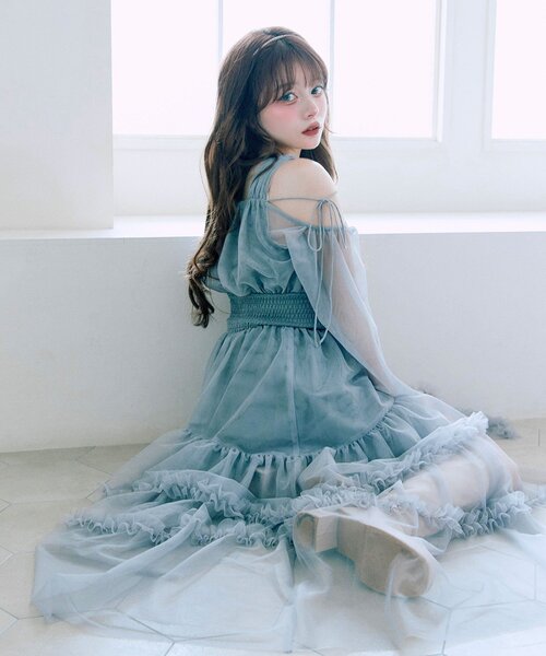 OLIVE des OLIVE(オリーブデオリーブ)の「【Belle Charme】Fairy Tulle Dress(ドレス・レディース・ピンク/ブラック/グレー・FREE)」の8枚目の写真