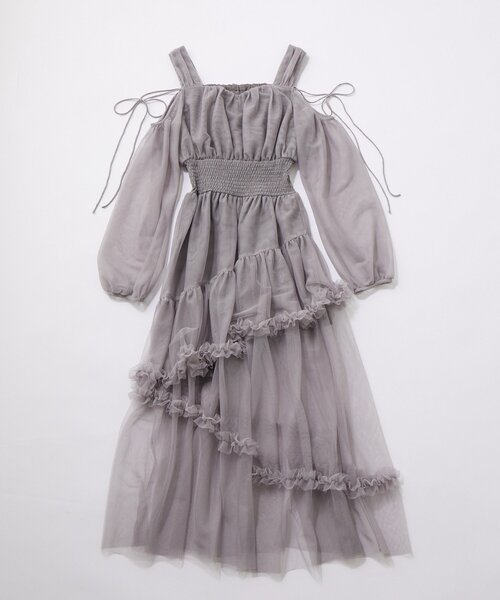 OLIVE des OLIVE(オリーブデオリーブ)の「【Belle Charme】Fairy Tulle Dress(ドレス・レディース・ピンク/ブラック/グレー・FREE)」の9枚目の写真