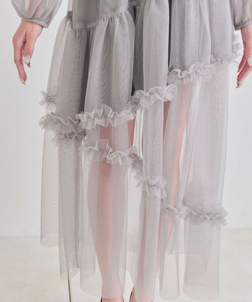 OLIVE des OLIVE(オリーブデオリーブ)の「【Belle Charme】Fairy Tulle Dress(ドレス・レディース・ピンク/ブラック/グレー・FREE)」の17枚目の写真