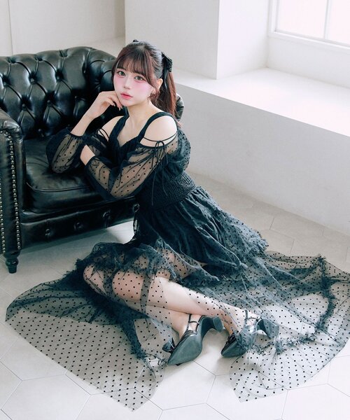 OLIVE des OLIVE(オリーブデオリーブ)の「【Belle Charme】Fairy Tulle Dress(ドレス・レディース・ピンク/ブラック/グレー・FREE)」の22枚目の写真