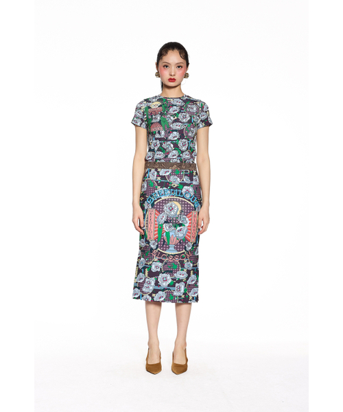 GREEDILOUS(グリディアス)の「Blossom Midi Skirt(スカート・レディース・その他・L/XS/S/M)」の1枚目の写真